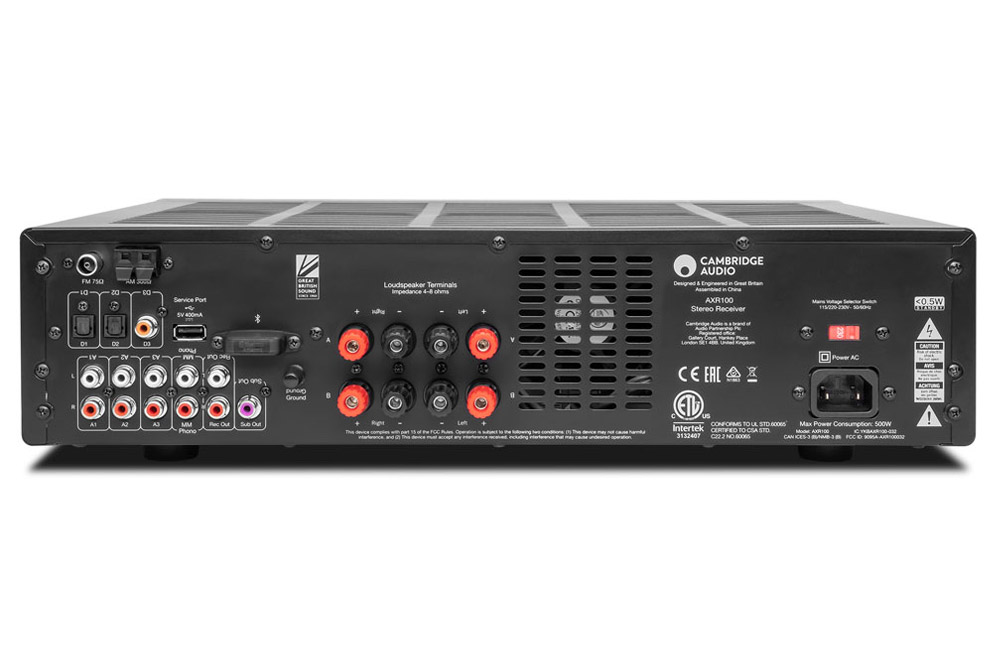 Стереоресивер Cambridge Audio AXR100 обзор