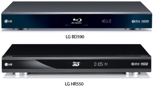 3D Blu-ray плееры LG HR550 и BD590 обзор